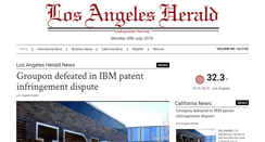 Desktop Screenshot of losangelesherald.com